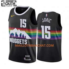 Maillot NBA Denver Nuggets Nikola Jokic 15 Nike 2019-20 City Edition Swingman - Enfant